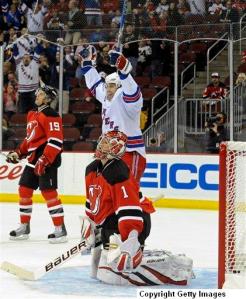 Johan Hedberg, Travis Zajac, Alex Frolov
