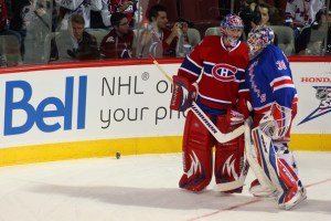 Among the top story lines between the Canadiens and Rangers, the goalie battle between Carey Price and Henrik Lundqvist promises to be intense. www.zimbio.com