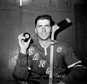 Rangers' all-time great and Hockey Hall of Famer Andy Bathgate whose number 9 was retired in 2009 with teammate Harry Howell passed away at age 83. Fourth on the Rangers' all-time scoring list, we remember him.  Associate Press/Getty Images